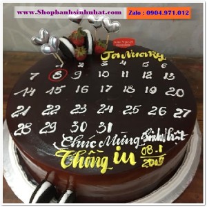 Bánh Sinh Nhật Cuốn Lịch - CL67